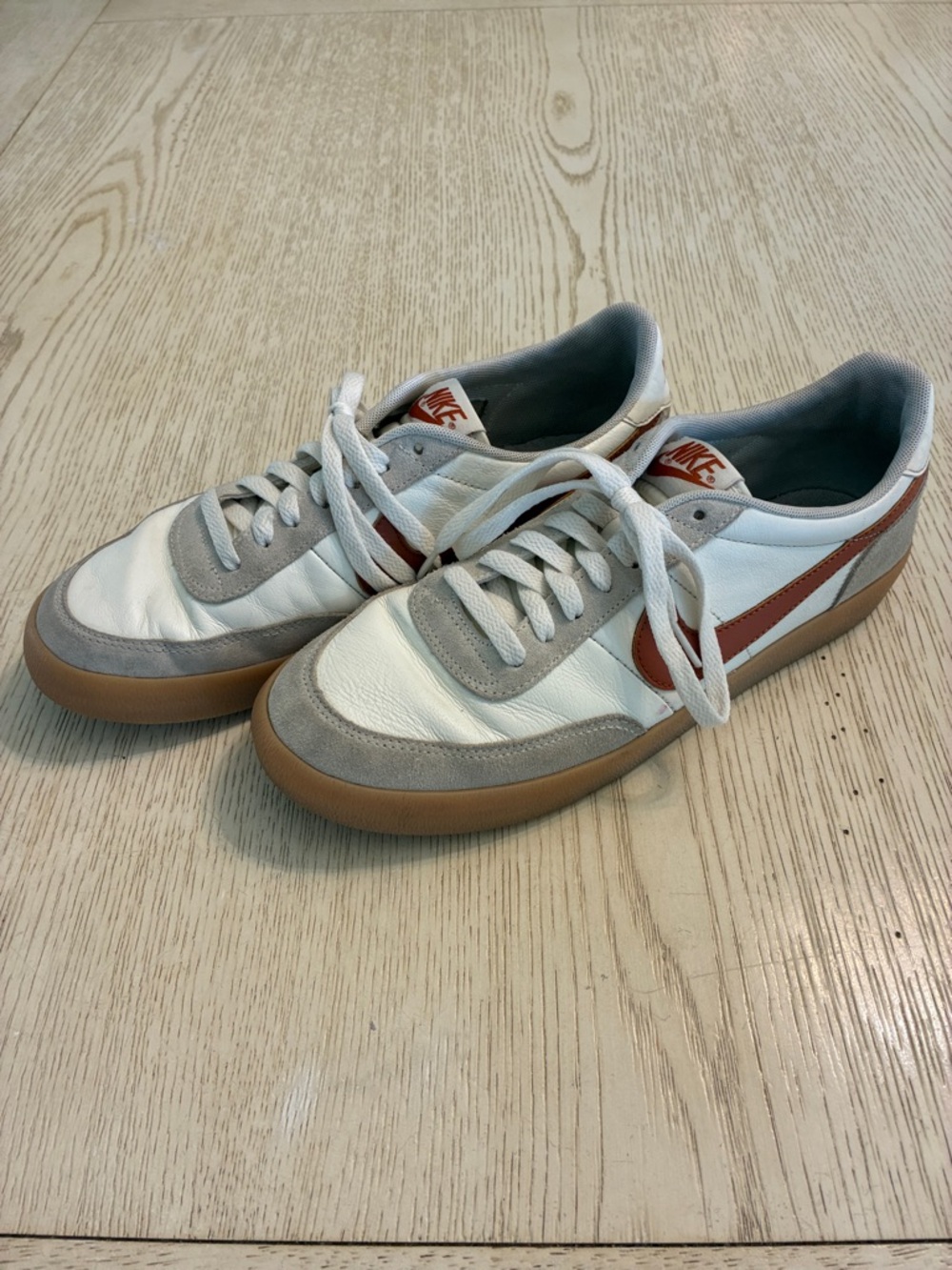 Men’s Nike Killshot 2
Leather Sail Desert Orange Sneaker Shoes (Tan/Orange)